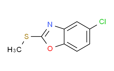 CAS No. 64037-25-8, 5-chloro-2-(methylthio)-1,3-benzoxazole