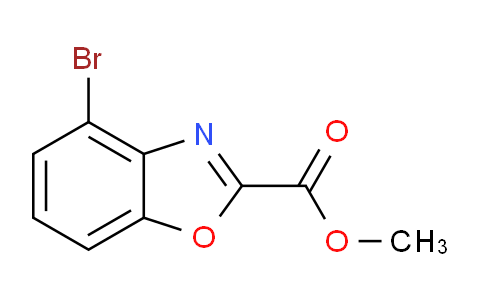 CAS No. 954239-74-8, methyl 4-bromobenzo[d]oxazole-2-carboxylate
