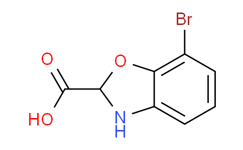 CAS No. 1211597-12-4, 7-bromo-2,3-dihydrobenzo[d]oxazole-2-carboxylic acid