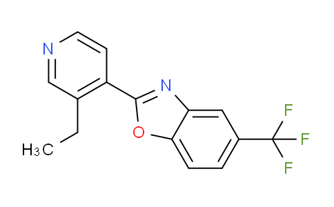 CAS No. 1192019-22-9, 2-(3-ethylpyridin-4-yl)-5-(trifluoromethyl)benzo[d]oxazole