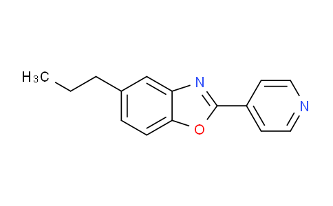CAS No. 1192018-53-3, 5-propyl-2-(pyridin-4-yl)benzo[d]oxazole