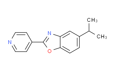 CAS No. 1192018-77-1, 5-isopropyl-2-(pyridin-4-yl)benzo[d]oxazole