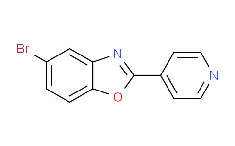 CAS No. 1192018-93-1, 5-bromo-2-(pyridin-4-yl)benzo[d]oxazole