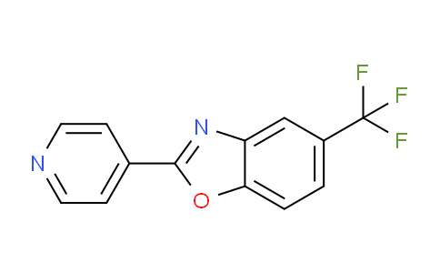 CAS No. 1192018-99-7, 2-(pyridin-4-yl)-5-(trifluoromethyl)benzo[d]oxazole