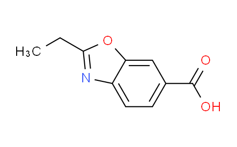 CAS No. 501918-66-7, 2-Ethylbenzo[d]oxazole-6-carboxylic acid