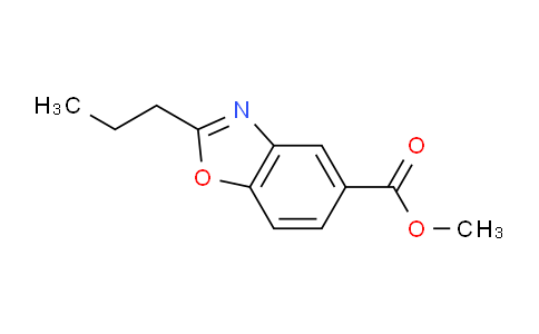 CAS No. 924869-24-9, Methyl 2-propyl-1,3-benzoxazole-5-carboxylate