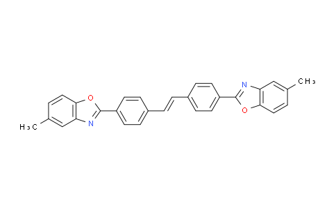 CAS No. 2397-00-4, 1,2-Bis(4-(5-methylbenzo[d]-oxazol-2-yl)phenyl)ethene
