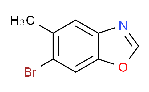 CAS No. 1268037-03-1, 6-Bromo-5-methylbenzo[d]oxazole