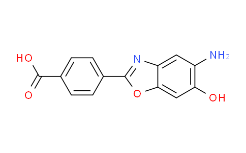 CAS No. 133440-66-1, 4-(5-amino-6-hydroxybenzo[d]oxazol-2-yl)benzoic acid