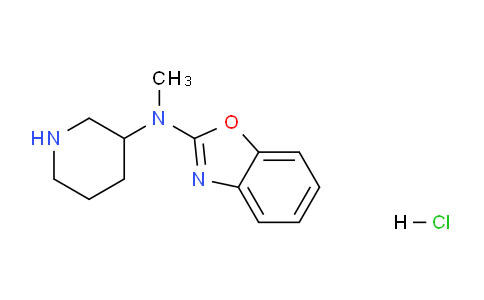 CAS No. 1353971-10-4, N-Methyl-N-(piperidin-3-yl)benzo[d]oxazol-2-amine hydrochloride