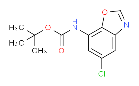 CAS No. 1356111-25-5, tert-butyl (5-chlorobenzo[d]oxazol-7-yl)carbamate