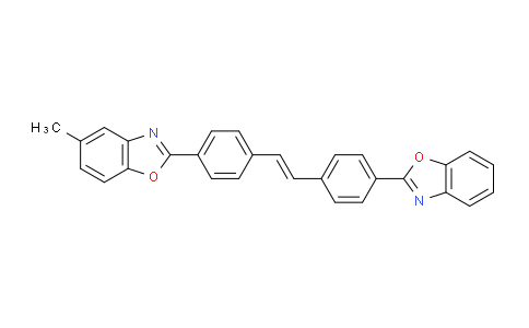 CAS No. 5242-49-9, 2-(4-(4-(Benzo[d]oxazol-2-yl)styryl)-phenyl)-5-methylbenzo[d]oxazole