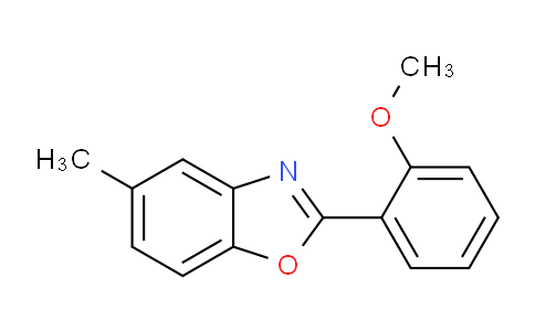 CAS No. 101097-11-4, 2-(2-methoxyphenyl)-5-methylbenzo[d]oxazole