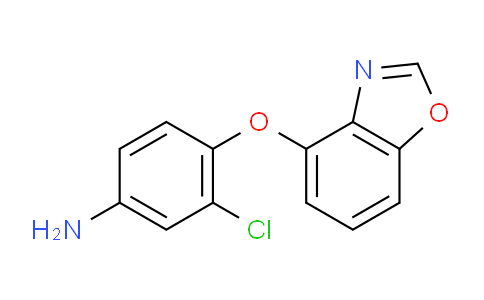 CAS No. 1033810-11-5, 4-(Benzo[d]oxazol-4-yloxy)-3-chloroaniline