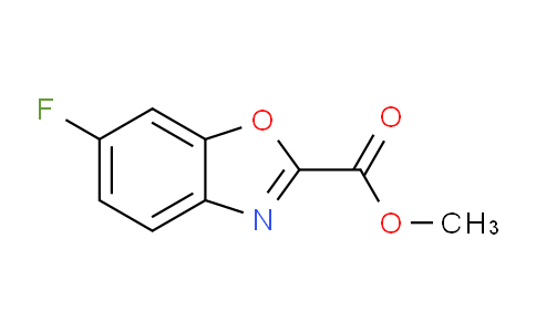 CAS No. 1086392-62-2, methyl 6-fluorobenzo[d]oxazole-2-carboxylate