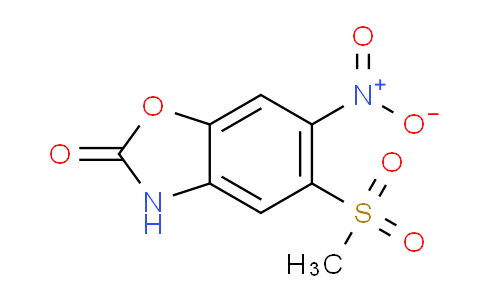 CAS No. 31770-95-3, 5-(methylsulfonyl)-6-nitrobenzo[d]oxazol-2(3H)-one