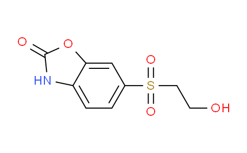 CAS No. 5031-74-3, 6-((2-Hydroxyethyl)sulfonyl)benzo[d]oxazol-2(3H)-one