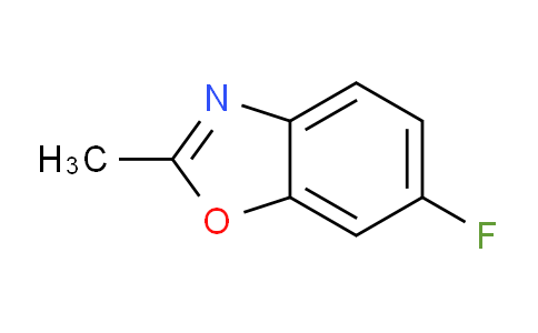 CAS No. 312600-96-7, 6-fluoro-2-methylbenzo[d]oxazole