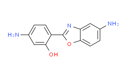 CAS No. 66401-81-8, 5-Amino-2-(5-aminobenzo[d]oxazol-2-yl)phenol