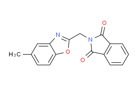 CAS No. 1228553-14-7, 2-((5-Methylbenzo[d]oxazol-2-yl)methyl)isoindoline-1,3-dione