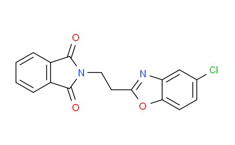 CAS No. 871688-82-3, 2-(2-(5-Chlorobenzo[d]oxazol-2-yl)ethyl)isoindoline-1,3-dione