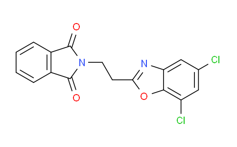 CAS No. 1071369-46-4, 2-(2-(5,7-Dichlorobenzo[d]oxazol-2-yl)ethyl)isoindoline-1,3-dione