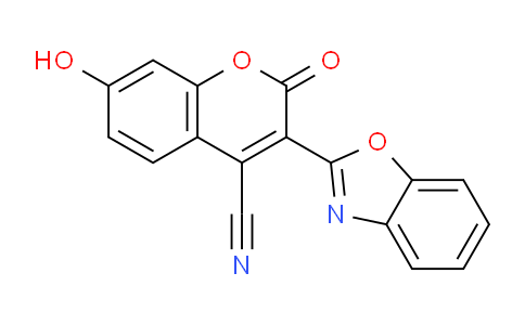 CAS No. 90146-01-3, 3-(Benzo[d]oxazol-2-yl)-7-hydroxy-2-oxo-2H-chromene-4-carbonitrile