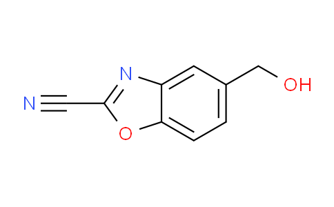 CAS No. 1804198-89-7, 5-(Hydroxymethyl)benzo[d]oxazole-2-carbonitrile