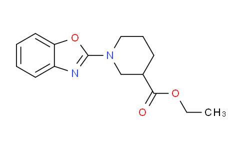 CAS No. 874838-60-5, ethyl 1-(benzo[d]oxazol-2-yl)piperidine-3-carboxylate