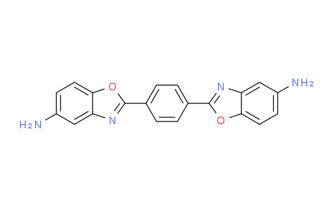 CAS No. 13752-53-9, 2,2'-(1,4-Phenylene)bis(benzo[d]oxazol-5-amine)