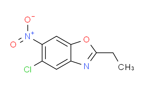 CAS No. 886361-25-7, 5-Chloro-2-ethyl-6-nitrobenzo[d]oxazole