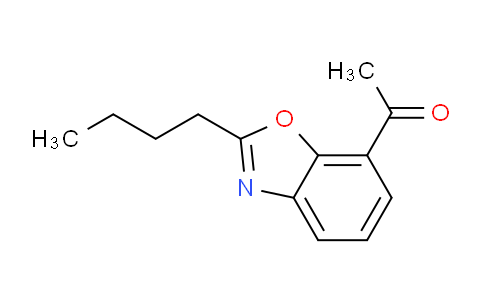 CAS No. 952182-90-0, 1-(2-Butylbenzo[d]oxazol-7-yl)ethanone