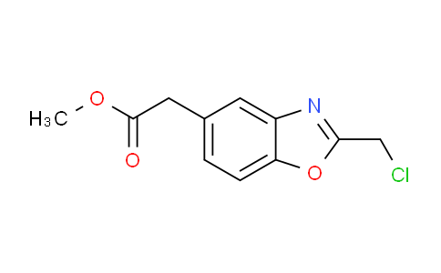 CAS No. 924869-02-3, Methyl 2-(2-(chloromethyl)benzo[d]oxazol-5-yl)acetate