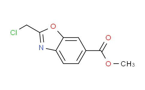 CAS No. 937601-76-8, Methyl 2-(chloromethyl)benzo[d]oxazole-6-carboxylate