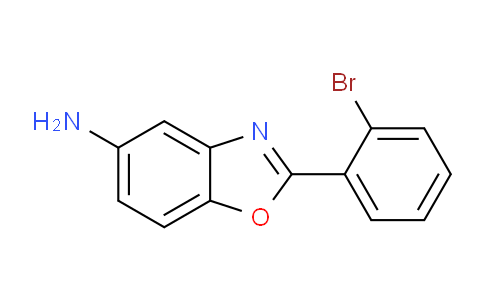 CAS No. 293737-80-1, 2-(2-Bromophenyl)benzo[d]oxazol-5-amine