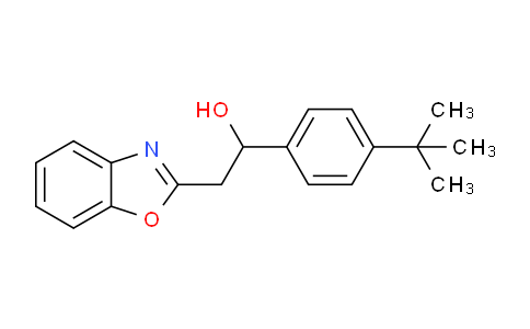 CAS No. 849021-34-7, 2-(Benzo[d]oxazol-2-yl)-1-(4-(tert-butyl)phenyl)ethanol