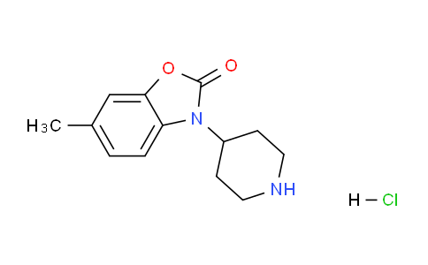 CAS No. 173843-58-8, 6-Methyl-3-(piperidin-4-yl)benzo[d]oxazol-2(3H)-one hydrochloride