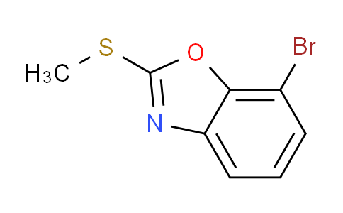 CAS No. 1013642-98-2, 7-Bromo-2-(methylthio)benzo[d]oxazole