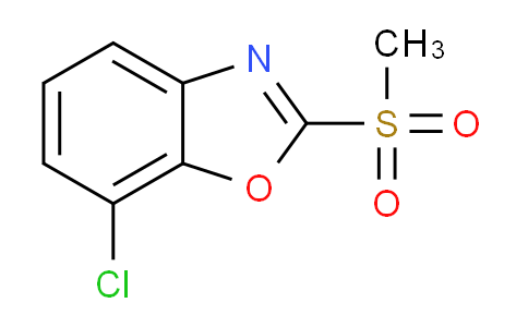 CAS No. 1357352-69-2, 7-Chloro-2-(methylsulfonyl)benzo[d]oxazole
