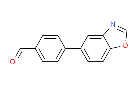 CAS No. 1008361-50-9, 4-(Benzo[d]oxazol-5-yl)benzaldehyde