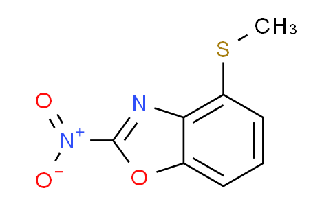 CAS No. 1806582-01-3, 4-(Methylthio)-2-nitrobenzo[d]oxazole