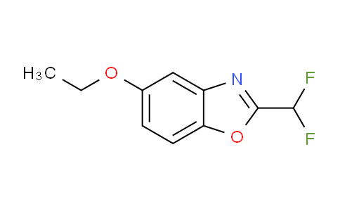 CAS No. 1806397-54-5, 2-(Difluoromethyl)-5-ethoxybenzo[d]oxazole