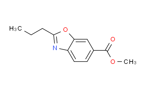 CAS No. 330206-41-2, Methyl 2-propylbenzo[d]oxazole-6-carboxylate