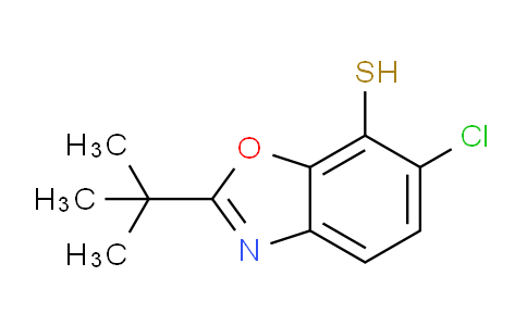 CAS No. 954127-39-0, 2-tert-butyl-6-chloro-1,3-benzoxazole-7-thiol