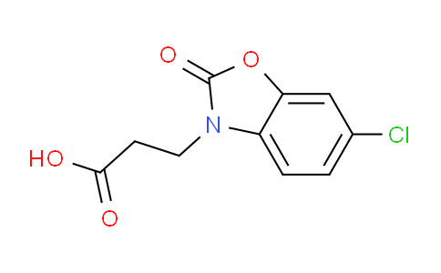 CAS No. 17124-56-0, 3-(6-Chloro-2-oxo-1,3-benzoxazol-3(2h)-yl)propanoic acid