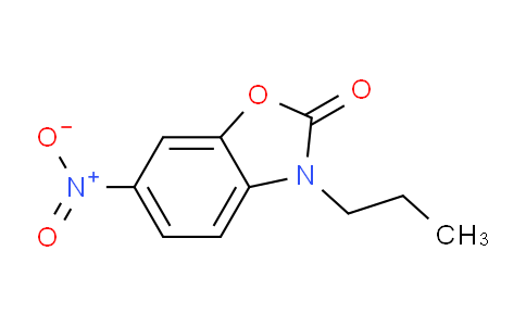 CAS No. 25936-17-8, 6-Nitro-3-propyl-1,3-benzoxazol-2-one