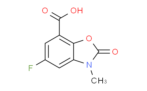 CAS No. 2387595-88-0, 5-fluoro-3-methyl-2-oxo-1,3-benzoxazole-7-carboxylic acid