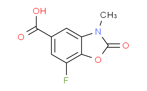 CAS No. 2387599-10-0, 7-fluoro-3-methyl-2-oxo-1,3-benzoxazole-5-carboxylic acid