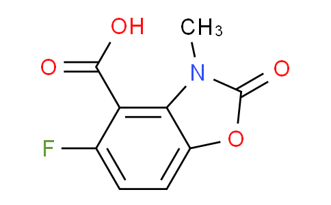 CAS No. 2387594-64-9, 5-fluoro-3-methyl-2-oxo-1,3-benzoxazole-4-carboxylic acid