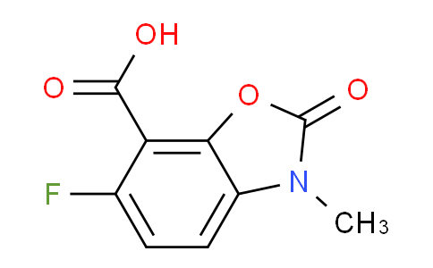 CAS No. 445219-44-3, 6-fluoro-3-methyl-2-oxo-1,3-benzoxazole-7-carboxylic acid